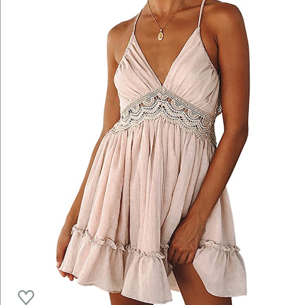 Mini hi- low dress